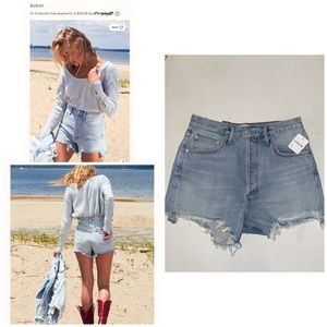 Agolde Free People Jean Shorts